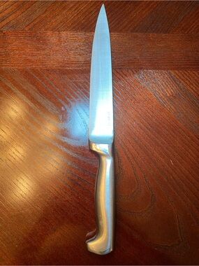 Hoffritz Germany Stainless Steel chef knife straight tapered 8 in blade